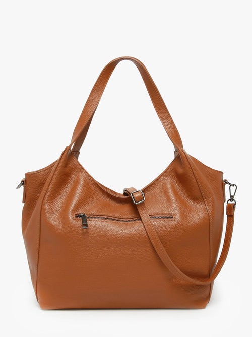 Sac Porté Épaule Caviar Cuir Milano Cuir De Vachette - Kiabi