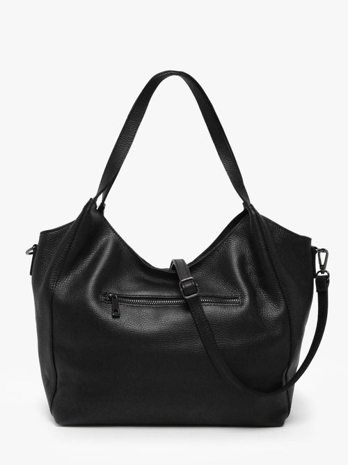 Sac Porté Épaule Caviar Cuir Milano Cuir De Vachette - Kiabi