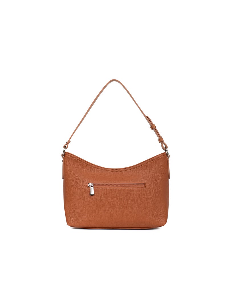 Sac porté épaule ciara | fagola Marron caramel - Kiabi