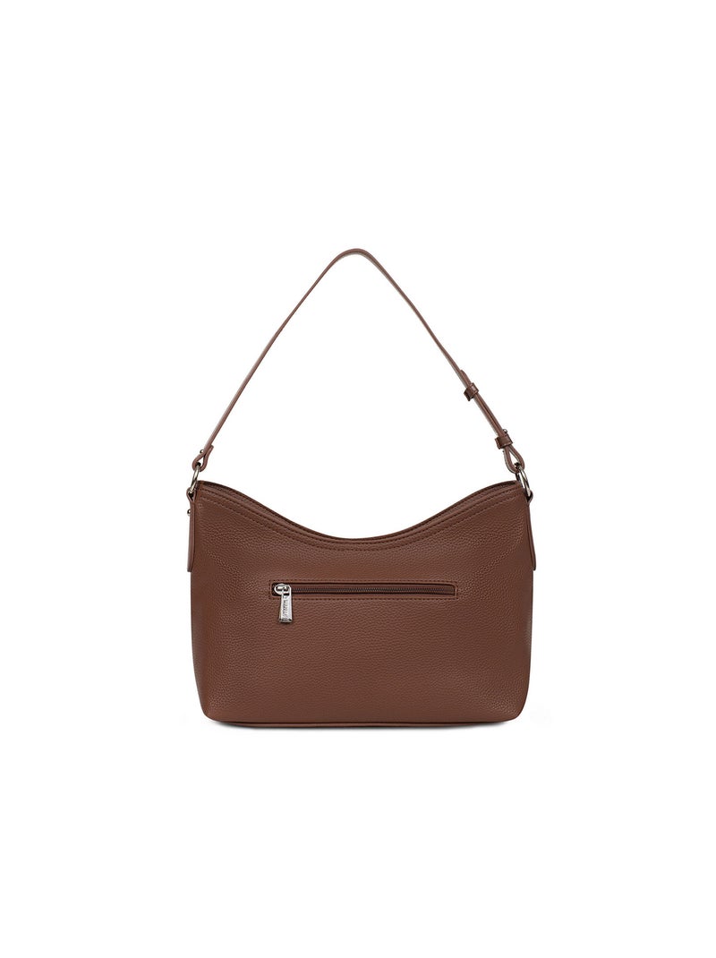 Sac porté épaule ciara | fagola Marron chocolat - Kiabi