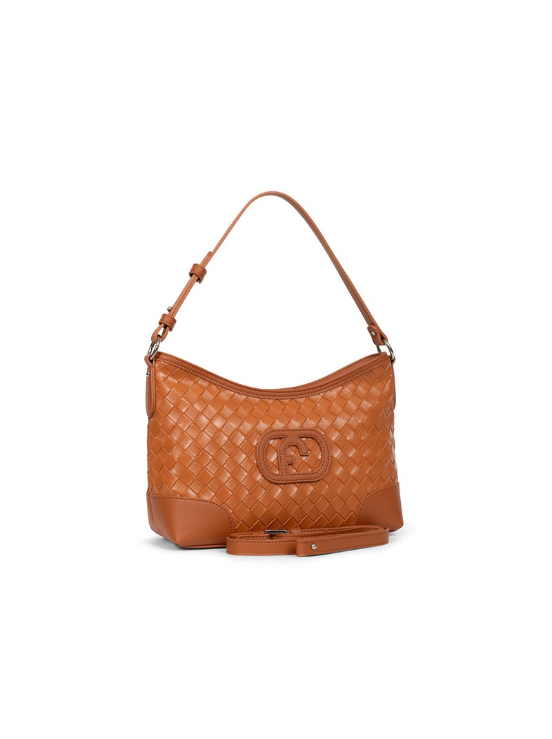 Sac porté épaule daphné | fagola Marron caramel - Kiabi