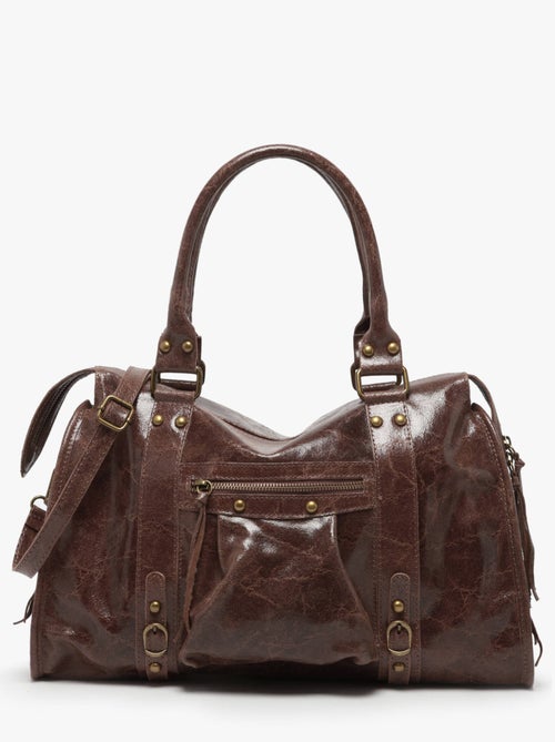 Sac Porté Épaule Elefante Cuir Milano Cuir De Vachette - Kiabi