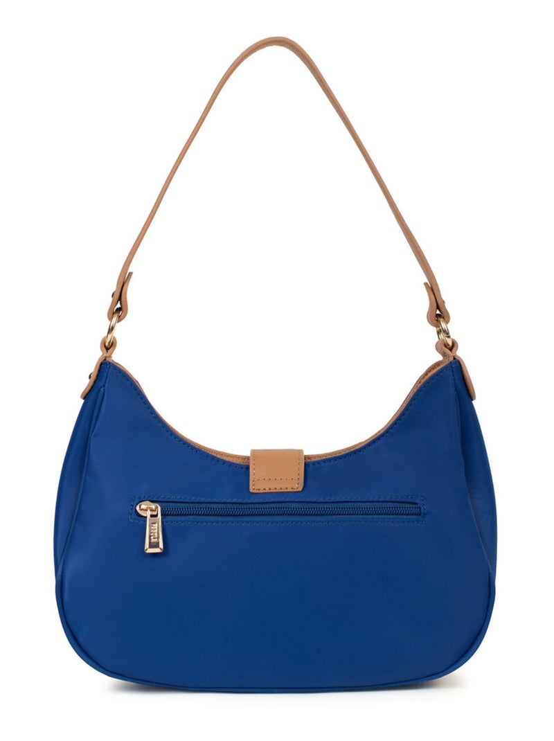 Sac porté épaule  fiona | fagola Blanc Bleu marine - Kiabi