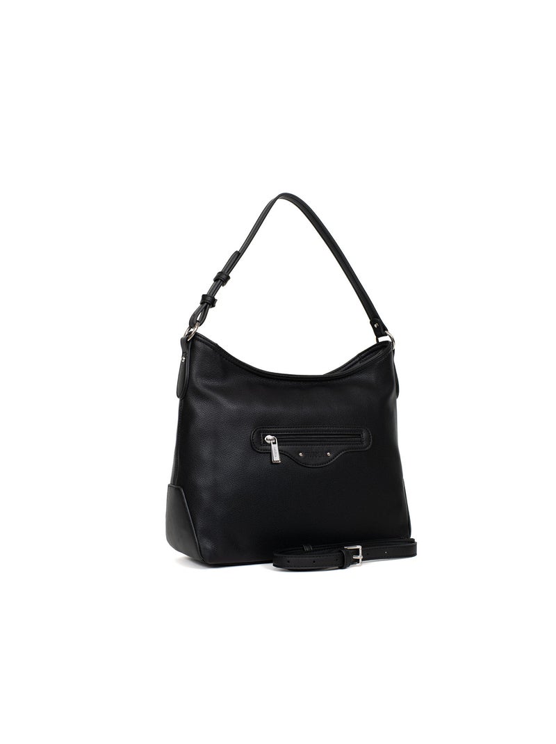 Sac porté épaule flavia | fagola Noir - Kiabi