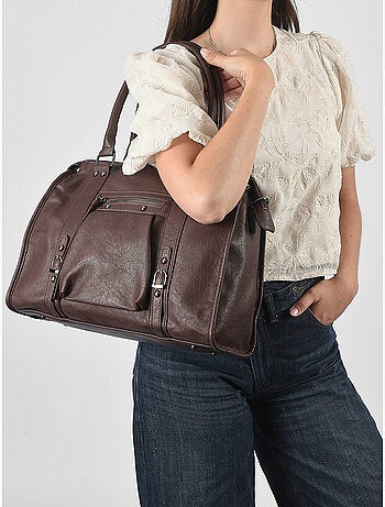Sac porté épaule format a4 gallantry toile enduite