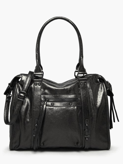 Sac porté épaule format a4 gallantry toile enduite - Kiabi