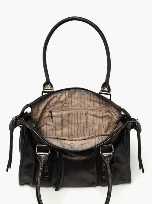 Sac porté épaule format a4 gallantry toile enduite - Kiabi