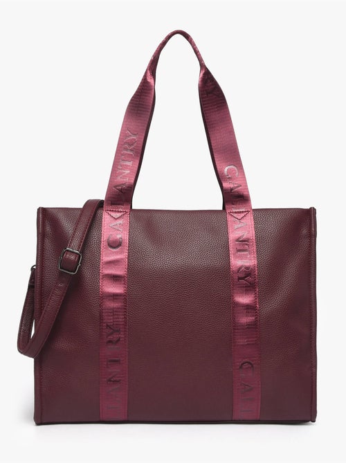 Sac porté épaule format a4 gallantry toile enduite - Kiabi
