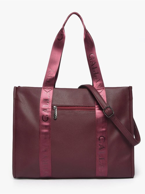 Sac porté épaule format a4 gallantry toile enduite - Kiabi