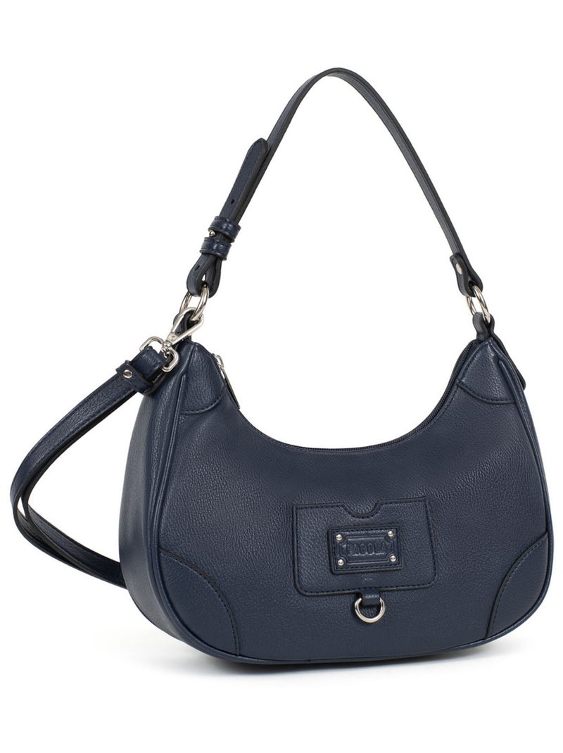 Sac porté épaule  gina | fagola Bleu nuit - Kiabi