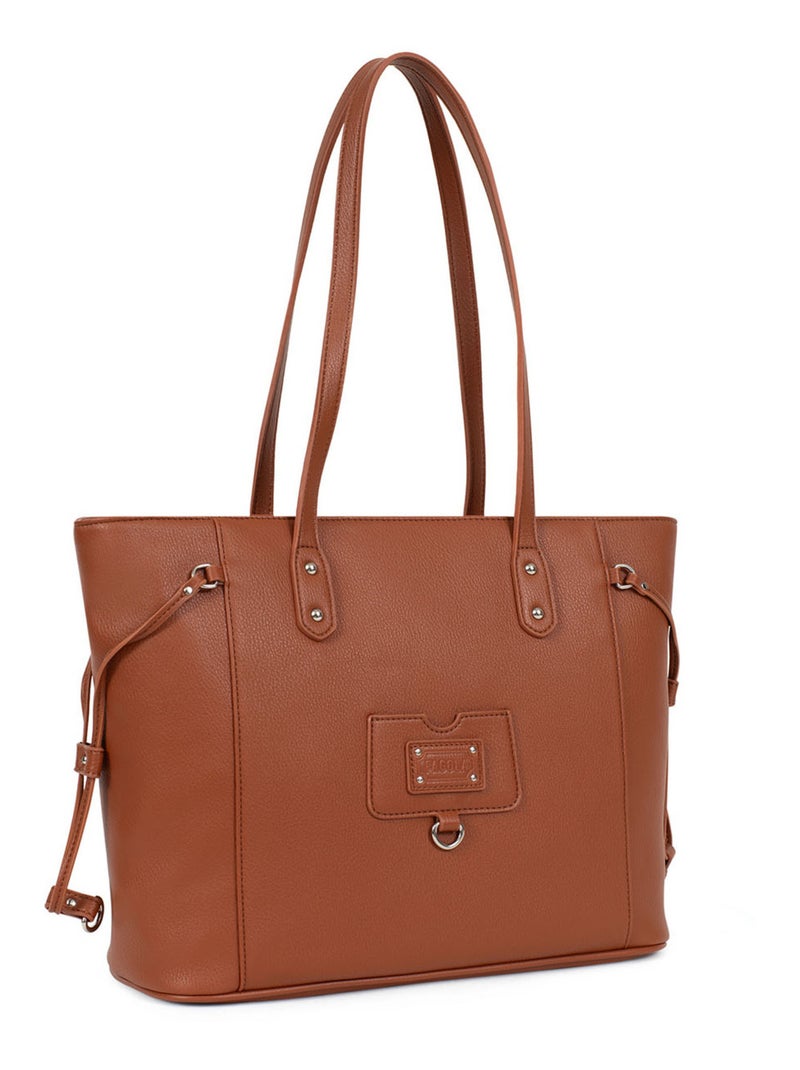 Sac porté épaule  gina | fagola Cognac - Kiabi