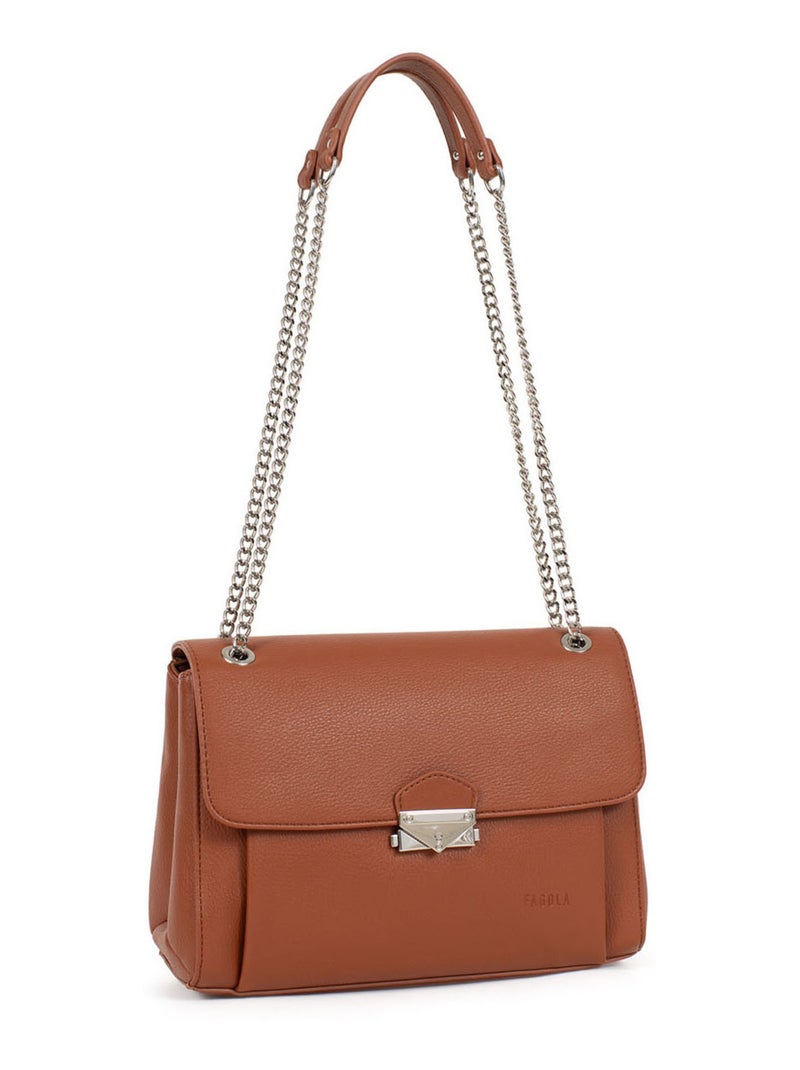 Sac porté épaule  gina | fagola Cognac - Kiabi