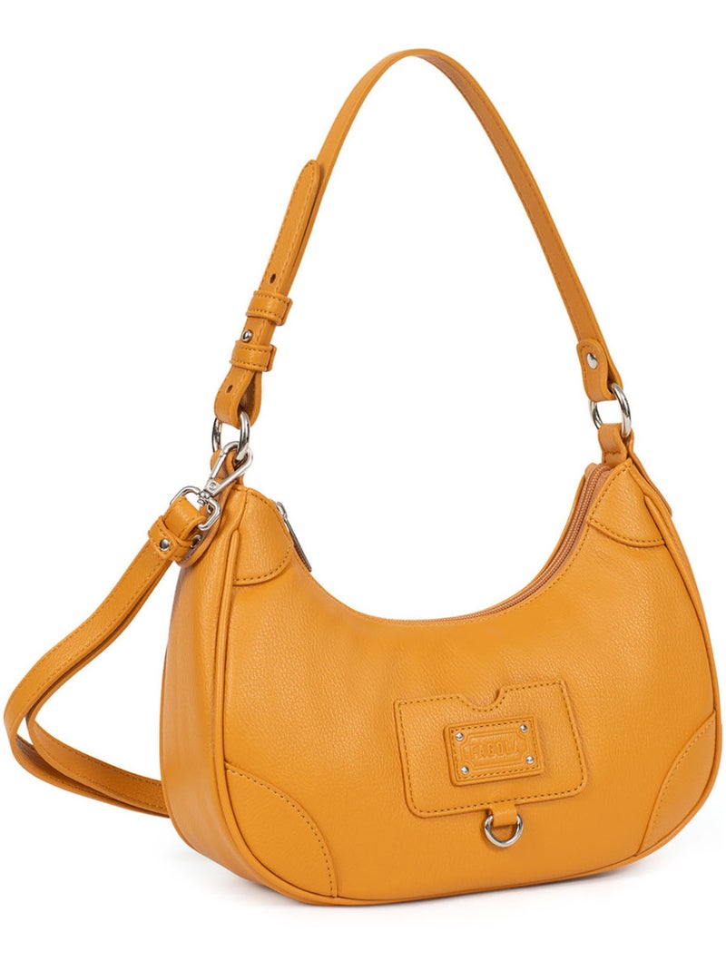 Sac porté épaule  gina | fagola Moutarde - Kiabi
