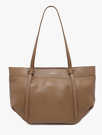 Sac porté épaule grained flora & co toile enduite