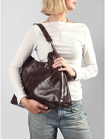 Sac porté épaule krisp mandoline toile enduite