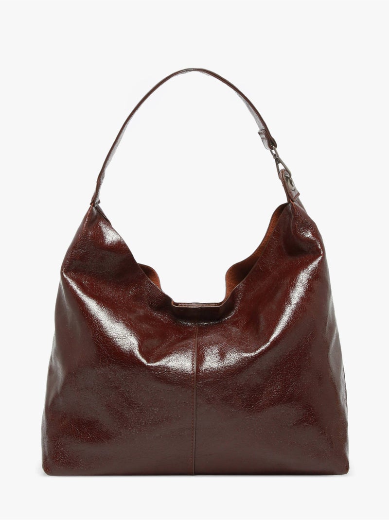 Sac porté épaule krisp mandoline toile enduite Marron - Kiabi