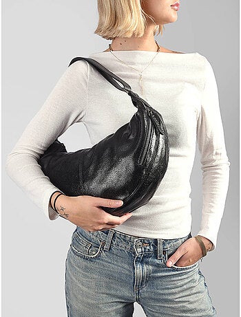 Sac porté épaule krisp mandoline toile enduite