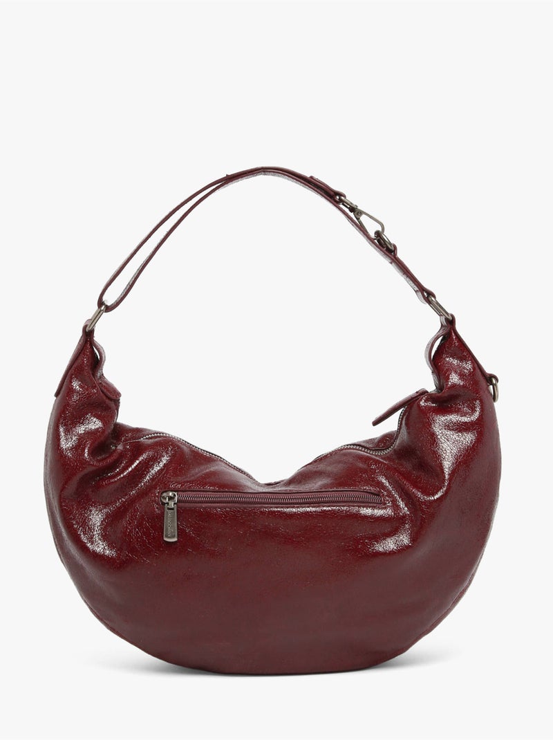 Sac porté épaule krisp mandoline toile enduite Violet - Kiabi