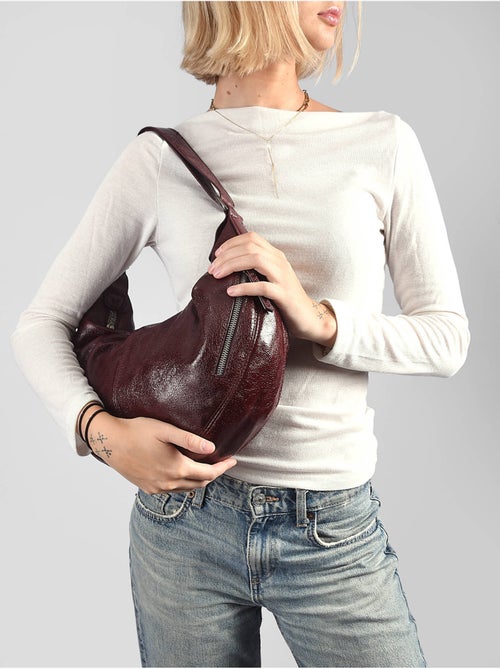 Sac porté épaule krisp mandoline toile enduite - Kiabi