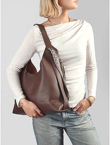 Sac porté épaule new grained gallantry toile enduite