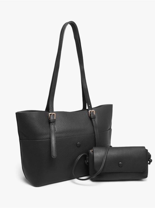 Sac porté épaule new grained gallantry toile enduite - Kiabi