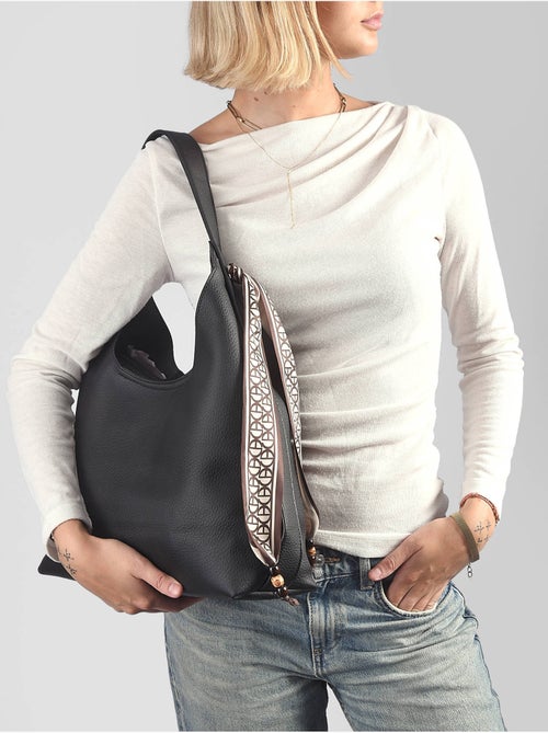 Sac porté épaule new grained gallantry toile enduite - Kiabi