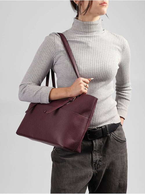 Sac porté épaule new grained gallantry toile enduite - Kiabi