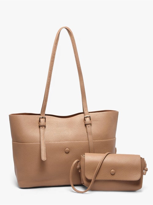 Sac porté épaule new grained gallantry toile enduite - Kiabi