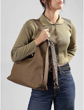 Sac porté épaule new grained gallantry toile enduite