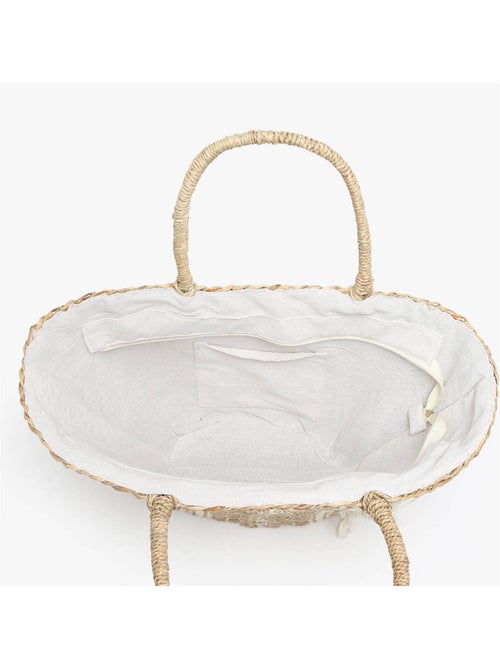 Sac Porté Épaule Paloma Paille Miniprix Paille - Kiabi