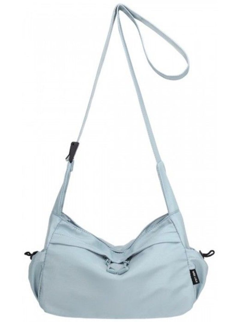 Sac porté épaule polyester chaîne 32x11x20 cm - miss lulu Bleu - Kiabi