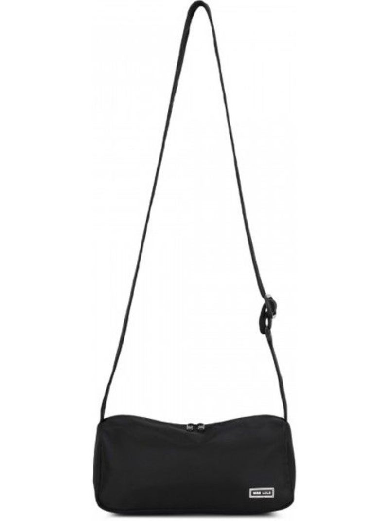 Sac porté épaule polyester étanche 29x11x12 cm - miss lulu Noir - Kiabi