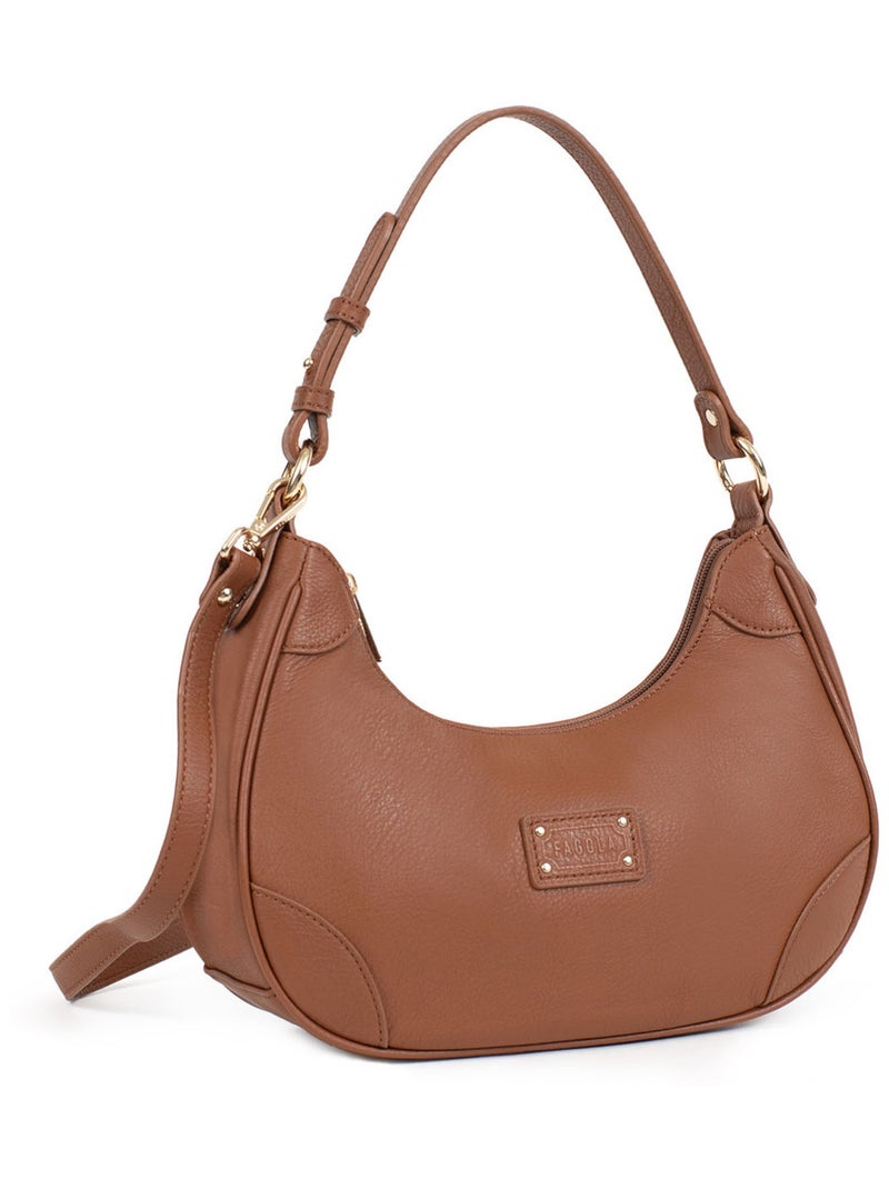 Sac porté épaule  preta | fagola Cognac - Kiabi