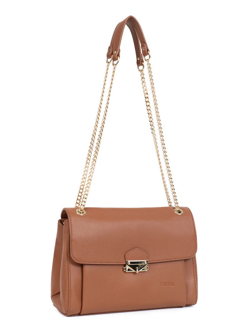 Sac porté épaule  preta | fagola Cognac - Kiabi