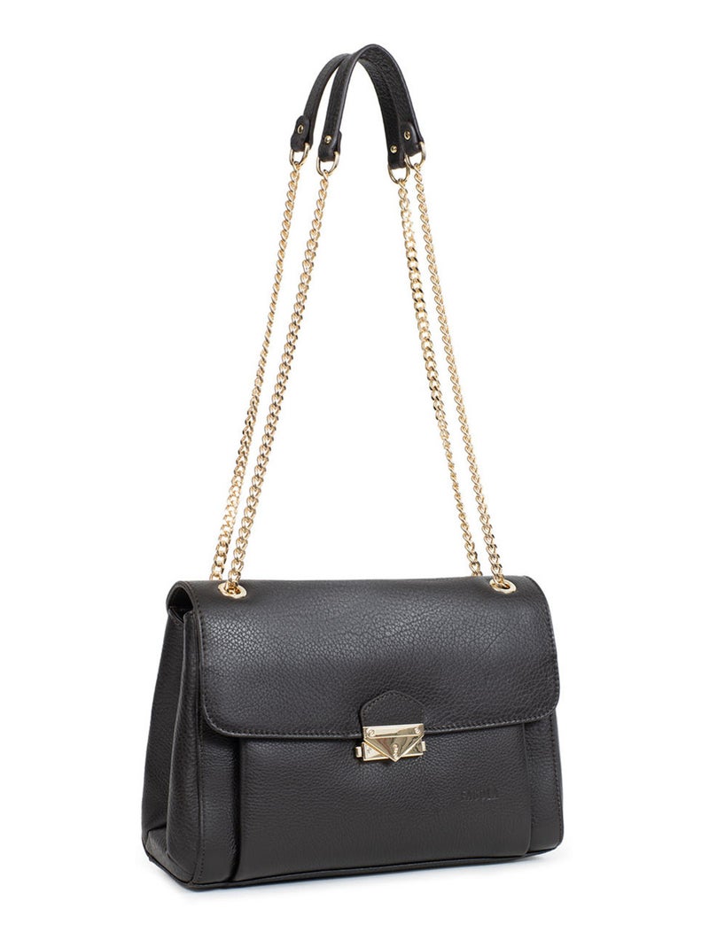 Sac porté épaule  preta | fagola Marron foncé - Kiabi