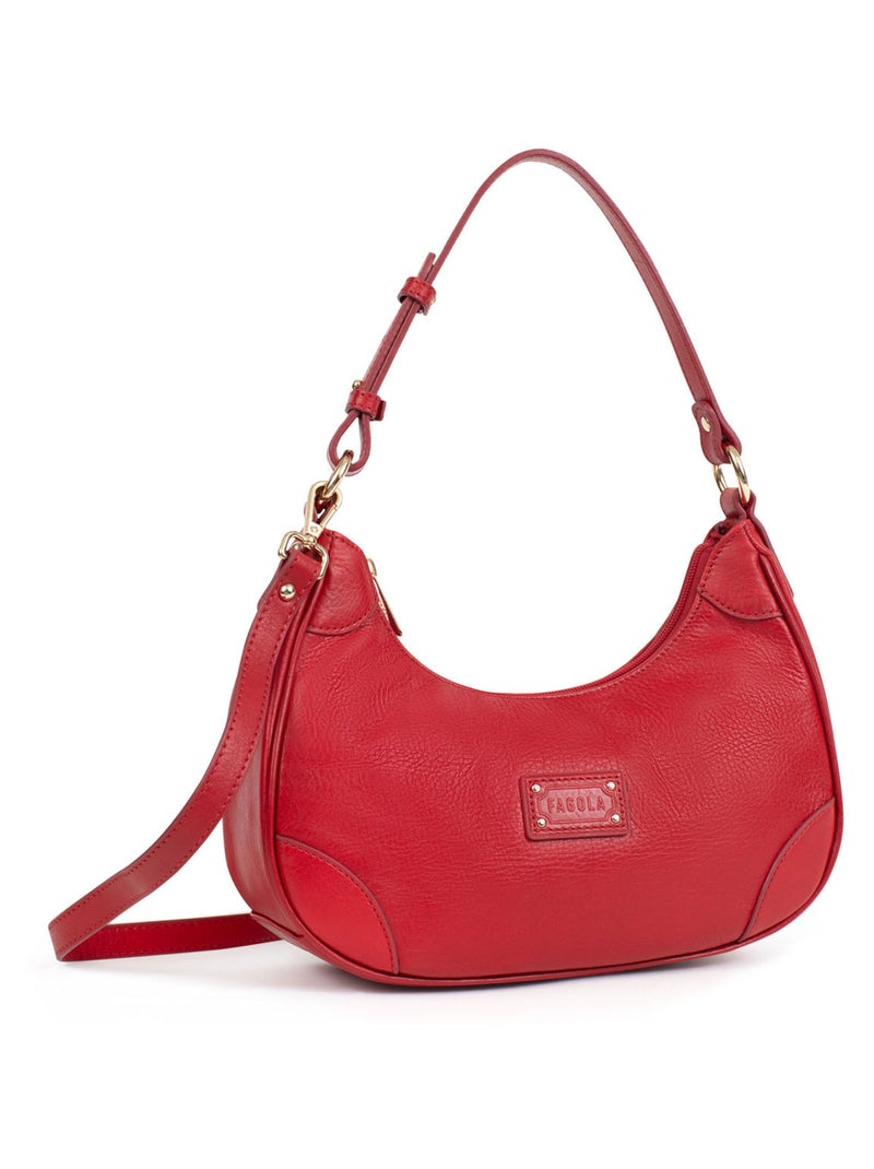 Sac porté épaule  preta | fagola Rouge foncé - Kiabi