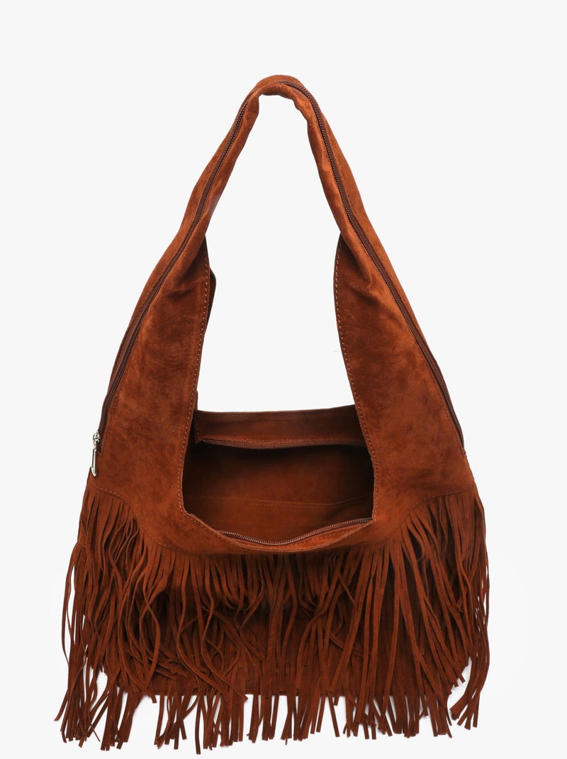 Sac Porté Épaule Rodeo Miniprix Toile Enduite Camel - Kiabi