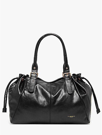 Sac porté épaule shinny flora & co toile enduite
