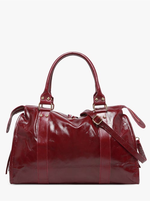 Sac porté épaule shiny sauvage cuir a4 milano cuir de vachette - Kiabi Sac porté épaule shiny sauvage cuir a4 milano cuir de vachette - Kiabi