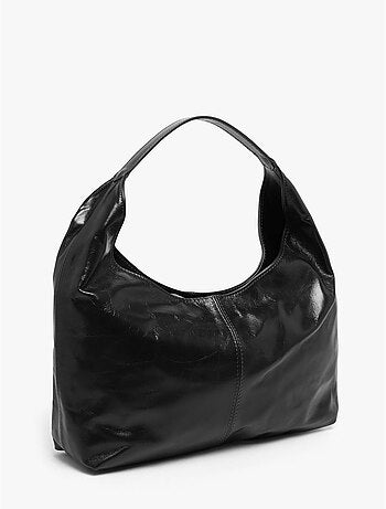Sac porté épaule shiny sauvage cuir milano cuir de vachette
