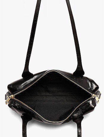 Sac porté épaule shiny sauvage cuir milano cuir de vachette