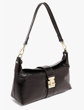 Sac porté épaule shiny sauvage cuir milano cuir de vachette