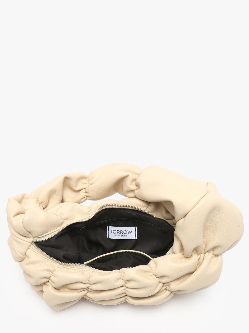 Sac Porté Épaule Sphere Torrow Toile Enduite Beige - Kiabi