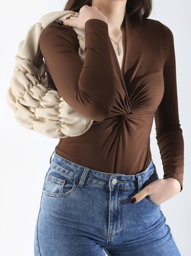 Sac Porté Épaule Sphere Torrow Toile Enduite Beige - Kiabi