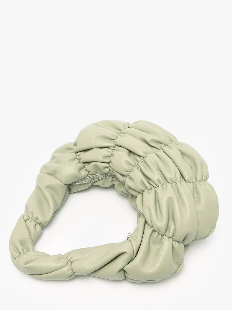 Sac Porté Épaule Sphere Torrow Toile Enduite Blanc Vert - Kiabi