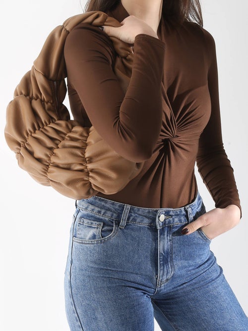 Sac Porté Épaule Sphere Torrow Toile Enduite - Kiabi