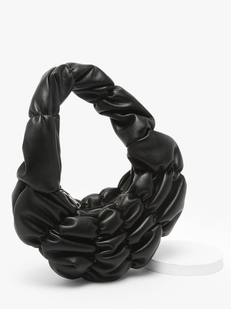 Sac Porté Épaule Sphere Torrow Toile Enduite Noir - Kiabi