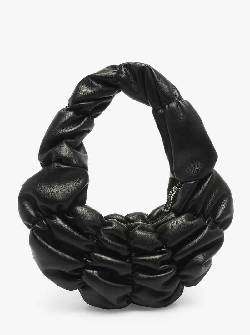 Sac Porté Épaule Sphere Torrow Toile Enduite Noir - Kiabi