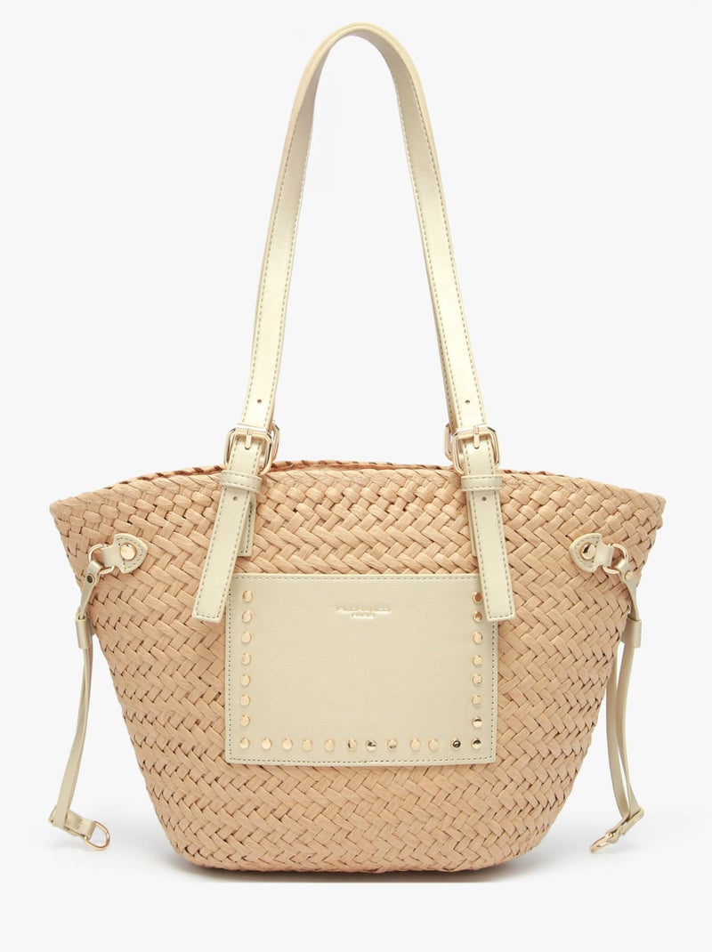 Sac Porté Épaule St Tropez Miniprix Synthetique Blanc Doré - Kiabi