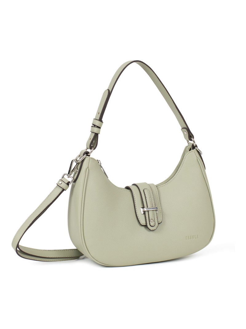 Sac porté épaule  stella | fagola Bleu aqua - Kiabi